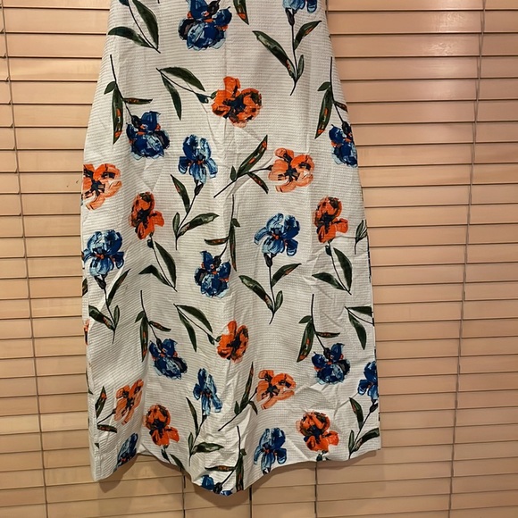 Frances Valentine Floral Iris Malia Halter Dress - Picture 5 of 11